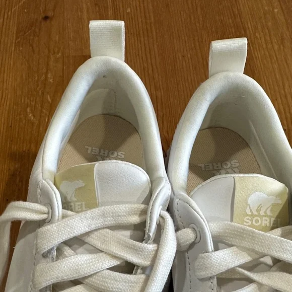 Sorel waterproof Cream and White Low-Top Sneakers - Picture 5 of 10